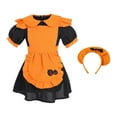 thumbnail image 2 of Conjunto de disfraces de Halloween Salvador para niñas Disfraz de juego de simulación M, 2 of 7