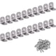 thumbnail image 2 of Soporte de esquina de 90 grados Soportes de ángulo recto Soporte de esquina de acero inoxidable Soportes de esquina con tornillos para estante de mesa de oficina 1 paquete plateado 20 * 20 mm, 2 of 5
