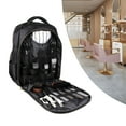 thumbnail image 3 of Barber Supplies Bag Organizer Barber Carrying Bag Hair Stylist Traveling Tools Case Professional Salon Hair Cutting Grooming Kit for Clippers, Scissors, Barber Supplies, 3 of 10