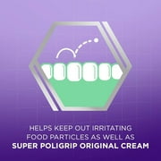 Super PoliGrip Denture Adhesive, Comfort Seal Strips 40 ea (Pack of 6)