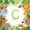 Green C, variant on Feelyou Kawaii Bear Lion Animal Bed Spread Queen for Boys Girls, Green Palm Leaf Letter H Queen Coverlet Set, 3 Pieces