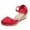 Red, variant on JeashCHAT Women's Espadrilles Closed Toe Ankle Strap Dressy Platform Wedge Sandals Summer Womens Shoes