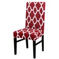 thumbnail image 1 of RisingPro Spandex Stretch Wedding Banquet Chair Cover Morocco Party Decor Dining Room Seat Cover, 1 of 7
