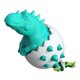 thumbnail image 1 of Juguetes duraderos para perros, resistente a las mordeduras, ayuda para la dentición, huevo de dinosaurio, juguetes interactivos de goma Natural, jugu Azul Yinane masticar juguetes dientes, 1 of 5