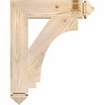 thumbnail image 3 of Ekena Millwork 4"W x 20"D x 28"H Olympic Arts & Crafts Rough Sawn Bracket, Western Red Cedar, 3 of 4