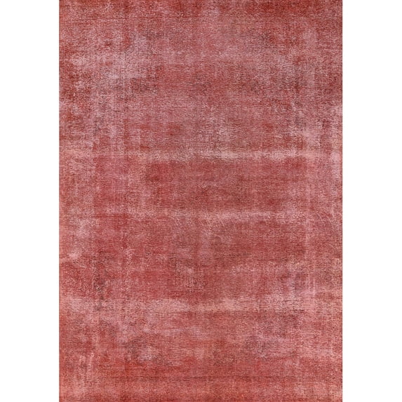 Ahgly Company Machine Washable Indoor Rectangle Industrial Modern Fire Engine Red Area Rugs, 8' x 10'