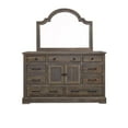 thumbnail image 6 of Progressive Furniture Meadow Wood Drawer Door Dresser and Mirror Weathered Gray, 6 of 6