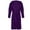 Purple, variant on YanHoo Mens Fleece Plush Robe with Hood Ultra Soft Fluffy Full Length Long with Pockets Luxurious House Coat