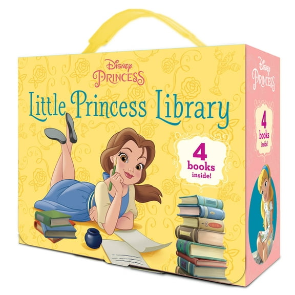 Little Princess Library (Disney Princess): Disney Cinderella; Disney the Little Mermaid; Disney Moana; Disney Beauty & t, (Paperback)