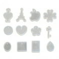 thumbnail image 4 of 12Pcs Resin Pendant Models with Hole Jewelry Casting Model Jewelry Making Craft, 4 of 8