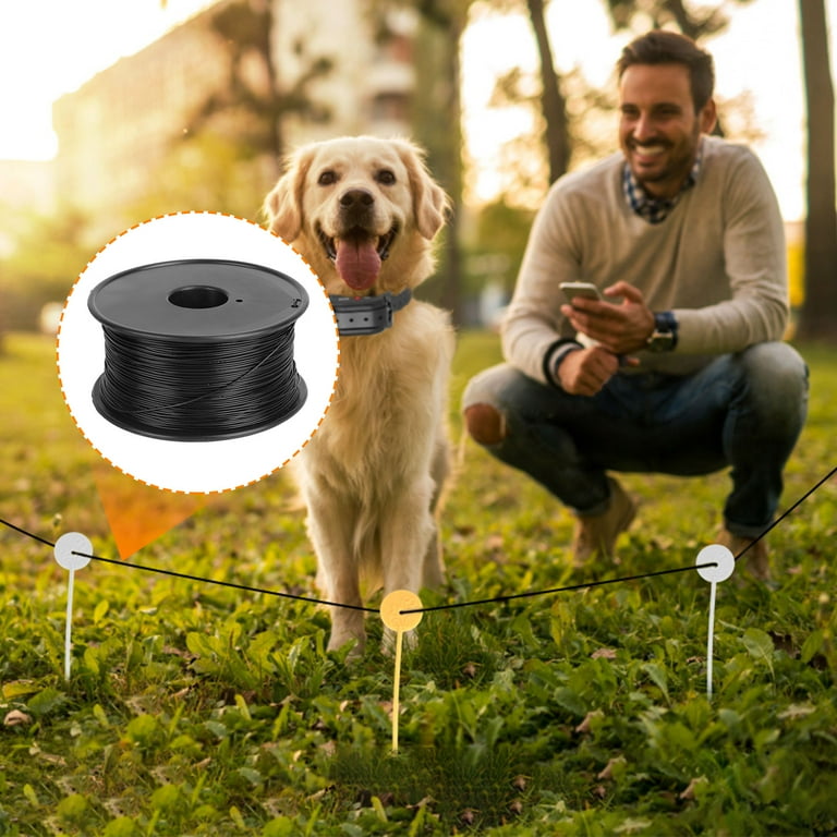 Moclever Underground Dog Fence Wire 984ft Boundary Wire for Dog Fence System Black