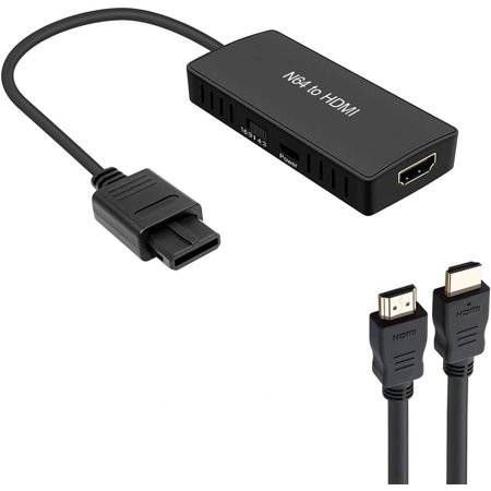 Betrusami External Video Game Accessories, Single Piece for N64 /SNES/NGC/SFC, Black, 1 Count, 1 Pack