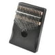 thumbnail image 1 of Piano de pulgar de madera, llave Kalimba negra de 17 teclas, llave de afinación Kalimba, Piano de pulgar, rendimiento sólido, 1 of 8