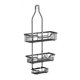 thumbnail image 1 of Organizador de baño de metal de 3 niveles con ganchos for colocar sobre el cabezal de la ducha. Sin necesidad de taladrar., 1 of 6