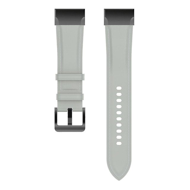 White Correa de reloj de cuero de 22 mm y 26 mm para Fenix 7/para Fenix 7x