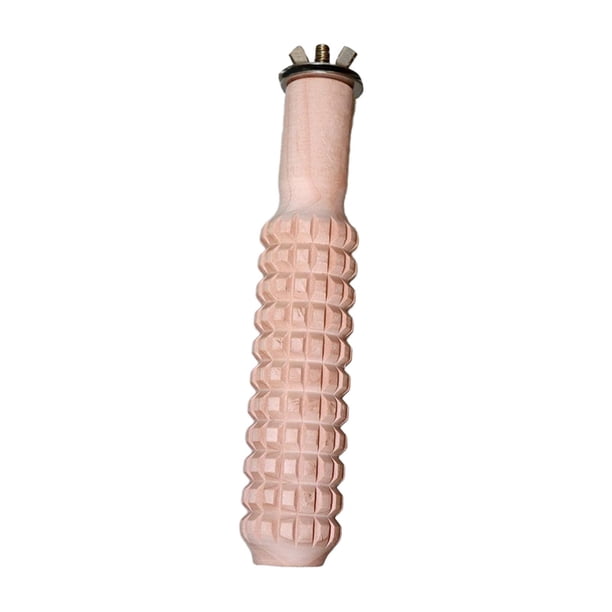 Percha para loros, soporte para pájaros, rama de madera para trepar, juguete para conures. Roscado