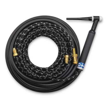 - MILLER ELECTRIC TIG Torch Kit,W-350,25 ft.,Braided WP-18-25-R