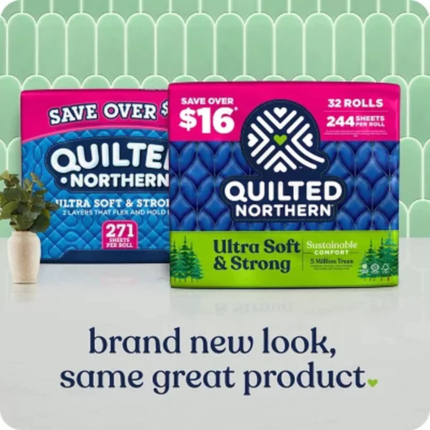 Quilted Northern Ultra Soft  Strong 2-Ply Toilet Paper, Septic Safe (244 Sheets/Roll, 32 Rolls)