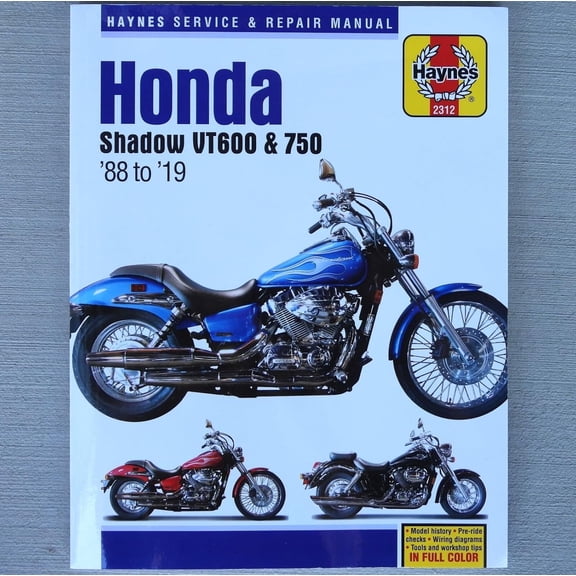Service & Repair Manual for Honda Shadow 600 750 Spirit Aero ACE Phantom 1988-2019