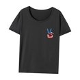 thumbnail image 3 of Camiseta De Mujer Ropa Deportiva Suave De Verano Camiseta Con Cuello Redondo Para Senderismo Viajes Vacaciones S Gris, 3 of 7