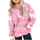 thumbnail image 2 of Sudadera con capucha para niños, moderna, informal, holgada, con estampado de manga larga, gorro con bolsillo de cuerda, sudadera de poliéster para niños., 2 of 5