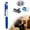 Blue, variant on Foldable Led Light Pen,Multifunction Stylus Pen,Capacitive Ballpoint Pens with Led Light,Foldable Phone Holder Stand for Writing In The Dark(Black)