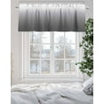 thumbnail image 4 of Grey White Gradient Kitchen Valances for Windows Abstract Watercolor Valance Curtains&nbsp; for Kitchen /Living Room/Bedroom/ Bathroom Decor, 54"x18 " ,Rod Pocket 1 Panel,, 4 of 7