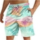 thumbnail image 1 of Pantalones Cortos Casuales de los Hombres Impresos Pantalones de Playa con Cordón de Bolsillo Deportivos, Poliéster Ligero para Primavera Verano Al Aire Libre Y Diario, 1 of 1
