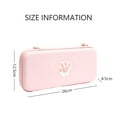 thumbnail image 2 of Carrying Case Compatible with Nintendo Switch Travel Bag, Cat Paw Portable Protective Storage Cover Gaming Accessories - pink, 2 of 6