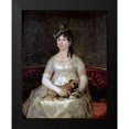 thumbnail image 2 of Goya, Francisco De 12x14 Black Modern Framed Museum Art Print Titled - Portrait of Dona Francisca Vicenta Chollet Y Caballero, 2 of 5