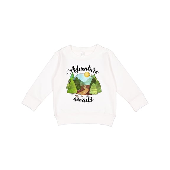 Inktastic Adventure Awaits Woodland Trail Toddler Sweatshirt