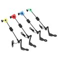 thumbnail image 4 of 4 pcs Plastic Fishing Bite Alarm Hangers Swinger Chain Indicator Sound & Light Alert Fish Equipment Accessories, 4 of 4