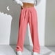 zanvin Femmes Cordon Pantalon de Survêtement Taille Haute Joggers Coton Pantalon de Sport avec Poches, Rose, XXL – image 1 sur 6