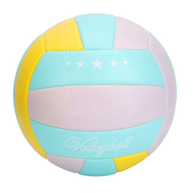 Volleyball d'Entraînement Taille 5 Volleyball d'Intérieur Léger en PVC à Haute Élasticité pour Piscine