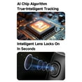 thumbnail image 4 of Graflsoa Cardan Intelligent de Suivi AI avec Contrôle Gestuel, Rotation à 360°, Batterie Intégrée de 1200mAh, Supports de Chaussures Froides, Support de Téléphone Réglable, Design ABS Noir, 4 of 6
