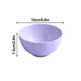 thumbnail image 2 of dajkiuy 5Pcs Cereal Bowls, Plastic Bowls Reusable Kitchen Bowls for Cereal, Snack, Soup, Salad and Rice, Microwave and Dishwasher Safe, 2 of 5