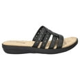 thumbnail image 2 of Easy Street Cammie Comfort Women's Slide Sandals Color: Navy Size: 7, 2 of 4