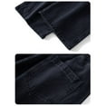 thumbnail image 3 of Baggy Jeans for Men Loose Fit Elastic Waist Drawstring Denim Joggers Straight Leg Sweatpants Hip Hop Y2K Streetwear, 3 of 4