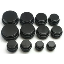 14Pc Black STRETCHING Plugs 00g 1/2 9/16 5/8 3/4 7/8 1 inch gauges