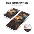 thumbnail image 2 of Honeii Floral Fox Print Kitchen Mat [2 PCS] for Floor, Waterproof Non-Slip Rugs, Kitchen Decor,Standing Mat for Floor,Office, Sink, Laundry, 2 of 6
