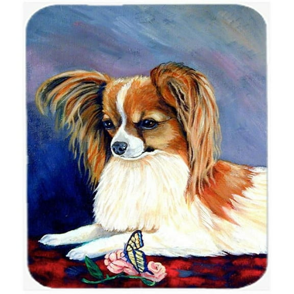 Carolines Treasures  Sable Papillon with a Butterfly and Rose Mouse Pad