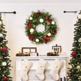 thumbnail image 3 of Jeco 26" Christmas Wreath with Ornaments in Multi-Color, 3 of 8