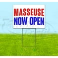 thumbnail image 1 of Body Shop Now Open (18" x 24") Yard Sign, Includes Metal Step Stake, 1 of 6