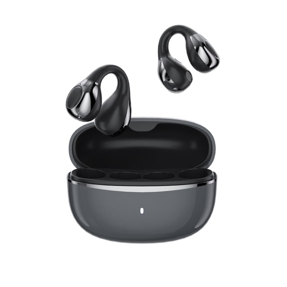TANALAZ Open Ear Earbuds i5, Wireless Bluetooth 6.0 Clip-On Earbuds with ENC Noise Cancelliing, IPX5 Waterproof, 36H Long Playtime, Crystal Clear Calls, Secure Fit for Sports/Running/Work/Gym