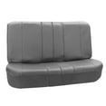 thumbnail image 3 of FH Group Royal PU Leather Full Set Airbag Compatible and Split Bench Car Seat Covers, Gray, 3 of 4