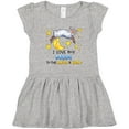 thumbnail image 3 of Inktastic I Love my Mom to the Moon and Back Cute Sheep Girls Toddler Dress, 3 of 5