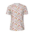 thumbnail image 5 of Wukai Canada Day Print Men's Short-Sleeved Mesh T-Shirt,Quick-Dry Short Sleeve Workout T-Shirt-Small, 5 of 8
