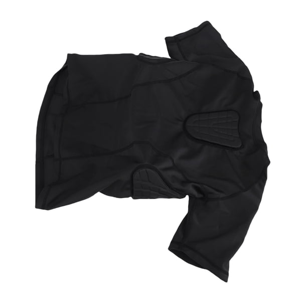 Camisa De Compresión Acolchada Juvenil, Ropa Deportiva Protectora Con Acolchado De La Costilla Para El Hombro Para El Fútbol De Fútbol De Baloncesto De Rugby De Rugby