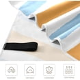 thumbnail image 2 of Dreamtimes Blue and Yellow Vertical Stripes Beach Towel,Absorbent Quick Dry Sport Towel Oversized Lightweight Soft Bath Towel for Travel Sports Pool Swimming Bath Camping 30x60in, 2 of 7