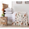 thumbnail image 3 of Great Bay Home Velvet Plush Holiday Printed Bed Blanket (King, Wildlife), 3 of 6